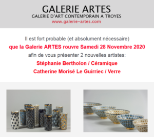 stephanie bertholon - Galerie Artes - 2020